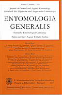 Cover image of: Entomologia Generalis Volume 27 Number 1