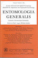 Cover image of: Entomologia Generalis Volume 27 Number 2