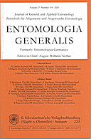 Cover image of: Entomologia Generalis Volume 27 Number 3-4