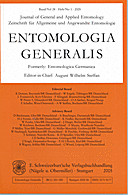 Cover image of: Entomologia Generalis Volume 28 Number 1