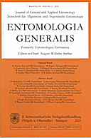 Cover image of: Entomologia Generalis Volume 28 Number 2
