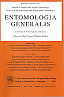 Cover image of: Entomologia Generalis Volume 30 Number 4