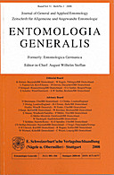 Cover image of: Entomologia Generalis Volume 31 Number 1