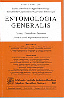 Cover image of: Entomologia Generalis Volume 31 Number 4