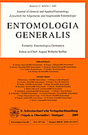 Cover image of: Entomologia Generalis Volume 32 Number 2