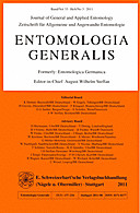 Cover image of: Entomologia Generalis Volume 33 Number 3