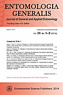 Cover image of: Entomologia Generalis Volume 35 Number 1