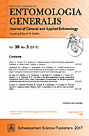 Cover image of: Entomologia Generalis Volume 36 Number 3