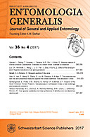 Cover image of: Entomologia Generalis Volume 36 Number 4