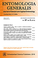 Cover image of: Entomologia Generalis Volume 37 Number 2