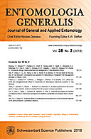 Cover image of: Entomologia Generalis Volume 38 Number 2