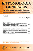 Cover image of: Entomologia Generalis Volume 38 Number 3
