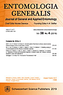 Cover image of: Entomologia Generalis Volume 38 Number 4