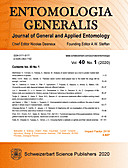 Cover image of: Entomologia Generalis Volume 40 Number 1