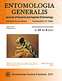 Cover image of: Entomologia Generalis Volume 41 Number 3