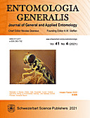 Cover image of: Entomologia Generalis Volume 41 Number 4