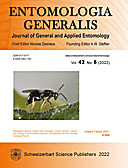Cover image of: Entomologia Generalis Volume 42 Number 6
