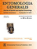 Cover image of: Entomologia Generalis Volume 43 Number 2