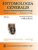 Cover image of: Entomologia Generalis Volume 43 Number 5