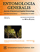 Cover image of: Entomologia Generalis Volume 44 Number 6