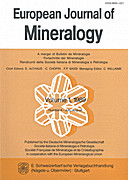 Cover image of: European Journal of Mineralogy Volume 1 Number 4