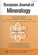 Cover image of: European Journal of Mineralogy Volume 1 Number 5