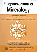 Cover image of: European Journal of Mineralogy Volume 2 Number 5