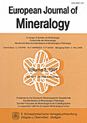 Cover image of: European Journal of Mineralogy Volume 3 Number 6