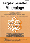 Cover image of: European Journal of Mineralogy Volume 4 Number 6