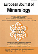 Cover image of: European Journal of Mineralogy Volume 5 Number 4