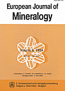 Cover image of: European Journal of Mineralogy Volume 6 Number 3