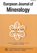 Cover image of: European Journal of Mineralogy Volume 6 Number 5