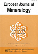 Cover image of: European Journal of Mineralogy Volume 6 Number 6