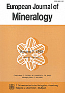 Cover image of: European Journal of Mineralogy Volume 7 Number 2