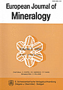 Cover image of: European Journal of Mineralogy Volume 7 Number 4