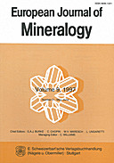 Cover image of: European Journal of Mineralogy Volume 9 Number 3