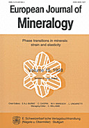 Cover image of: European Journal of Mineralogy Volume 10 Number 4