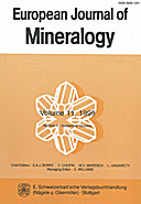 Cover image of: European Journal of Mineralogy Volume 11 Number 5