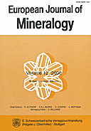 Cover image of: European Journal of Mineralogy Volume 12 Number 1