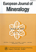 Cover image of: European Journal of Mineralogy Volume 12 Number 3