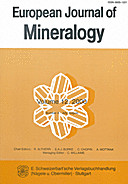 Cover image of: European Journal of Mineralogy Volume 12 Number 4