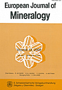 Cover image of: European Journal of Mineralogy Volume 12 Number 5