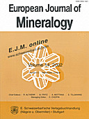 Cover image of: European Journal of Mineralogy Volume 14 Number 5