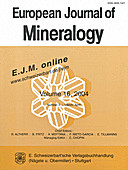 Cover image of: European Journal of Mineralogy Volume 16 Number 2