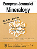Cover image of: European Journal of Mineralogy Volume 16 Number 5