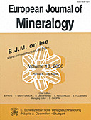 Cover image of: European Journal of Mineralogy Volume 18 Number 4