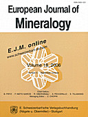 Cover image of: European Journal of Mineralogy Volume 18 Number 5