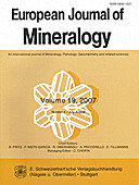 Cover image of: European Journal of Mineralogy Volume 19 Number 4