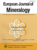 Cover image of: European Journal of Mineralogy Volume 19 Number 6