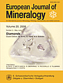 Cover image of: European Journal of Mineralogy Volume 20 Number 3